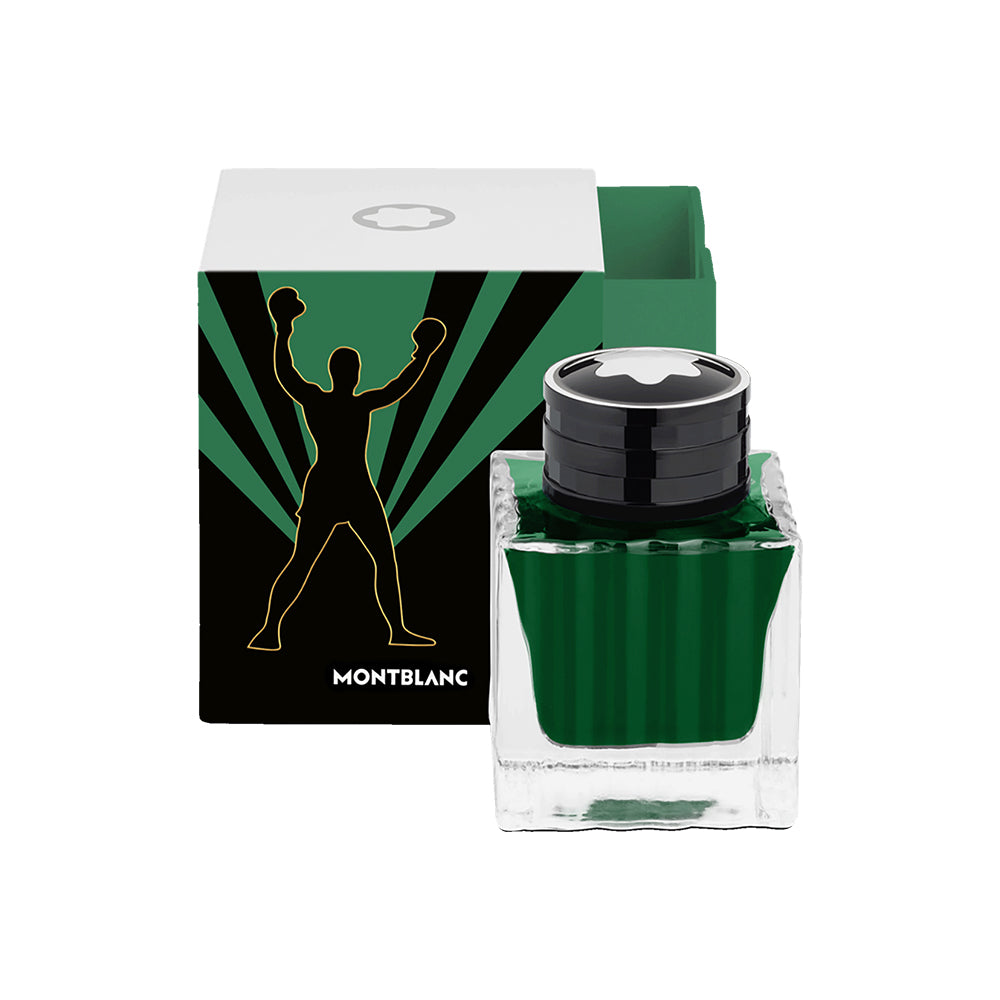 Great Characters Muhammad Ali Green Ink Bottle